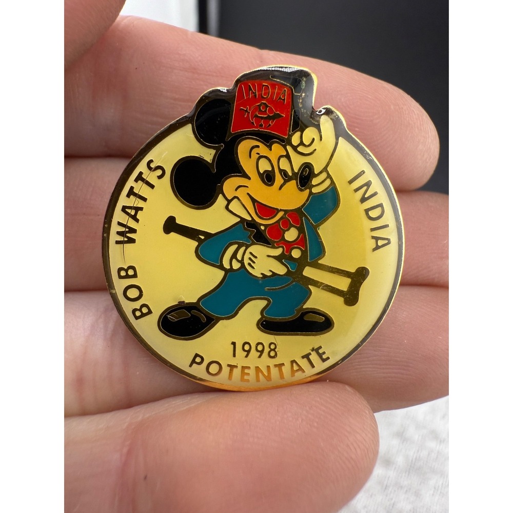 Vintage Mickey Mouse Pin Brooch Lot Stamp Main Street‎ - Picture 5 of 11